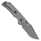 Tenable Fermi Folding Knife Light Sand G10 Handle (3.11'' Grey TiCn Coated 14C28N Blade) Burchtree Designs-T1122A5