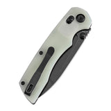 Tenable Kryo Cross Bar Lock Jade G10 Handle (3.58‘’ Blackwash 14C28N Blade) Kim Ning Design-T1001V4