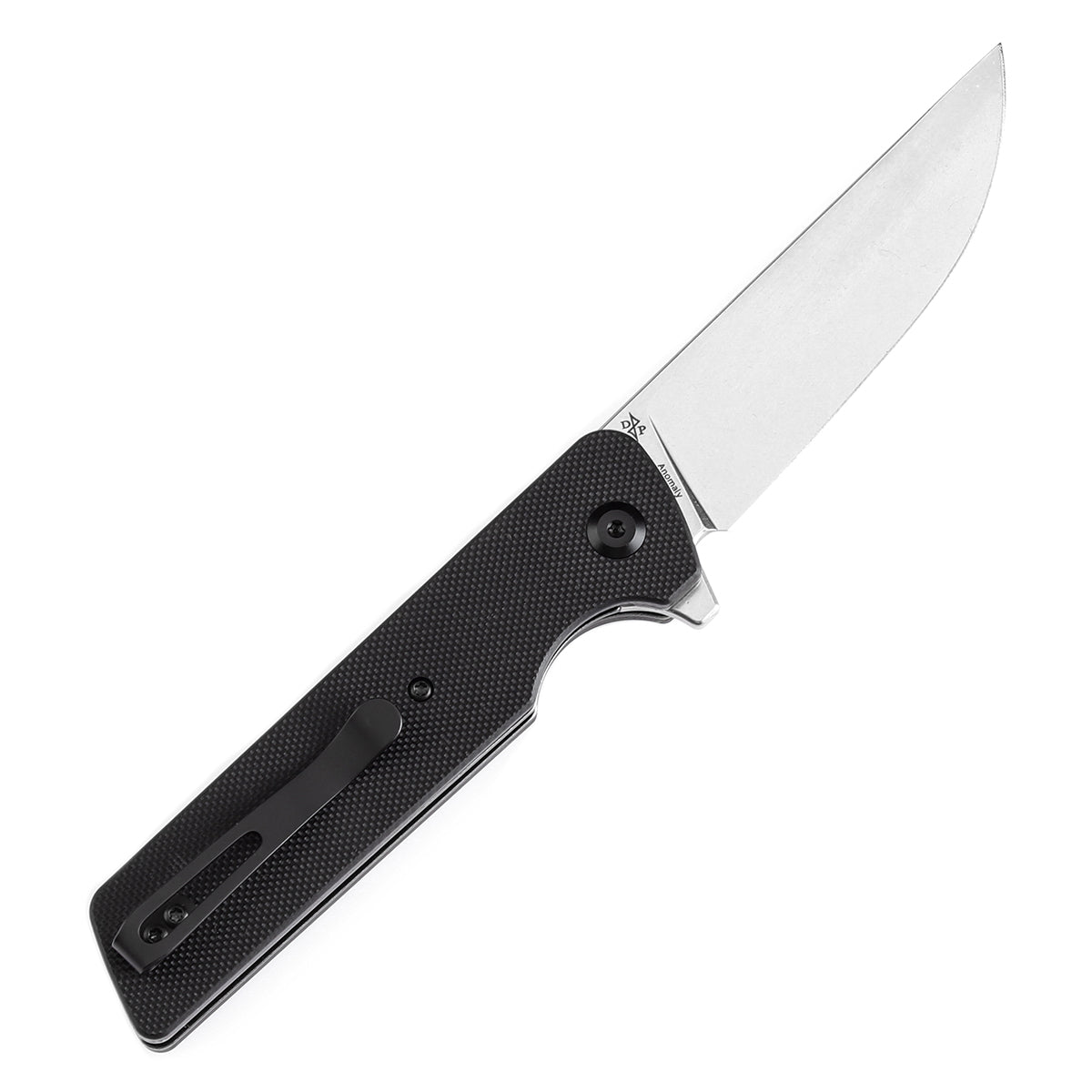 Tenable Anomaly Folding Knife Black G10 Handle (3.14'' Stonewashed Nitro-V Blade) Pinkerton Knives Design-T2038A1