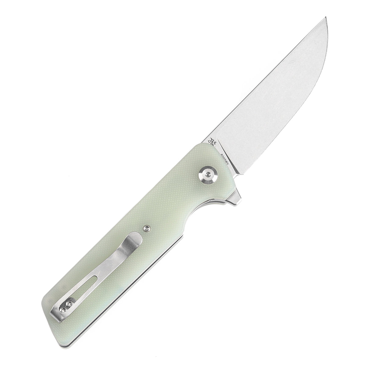 Tenable Anomaly Folding Knife Jade G10 Handle (3.14'' Stonewashed Nitro-V Blade) Pinkerton Knives Design-T2038A4